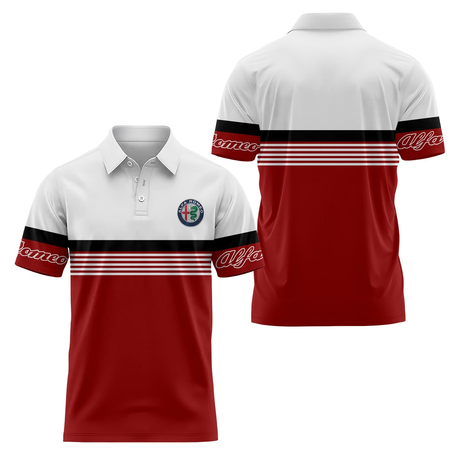 Alfa Romeo Short Sleeve Polo USPL605