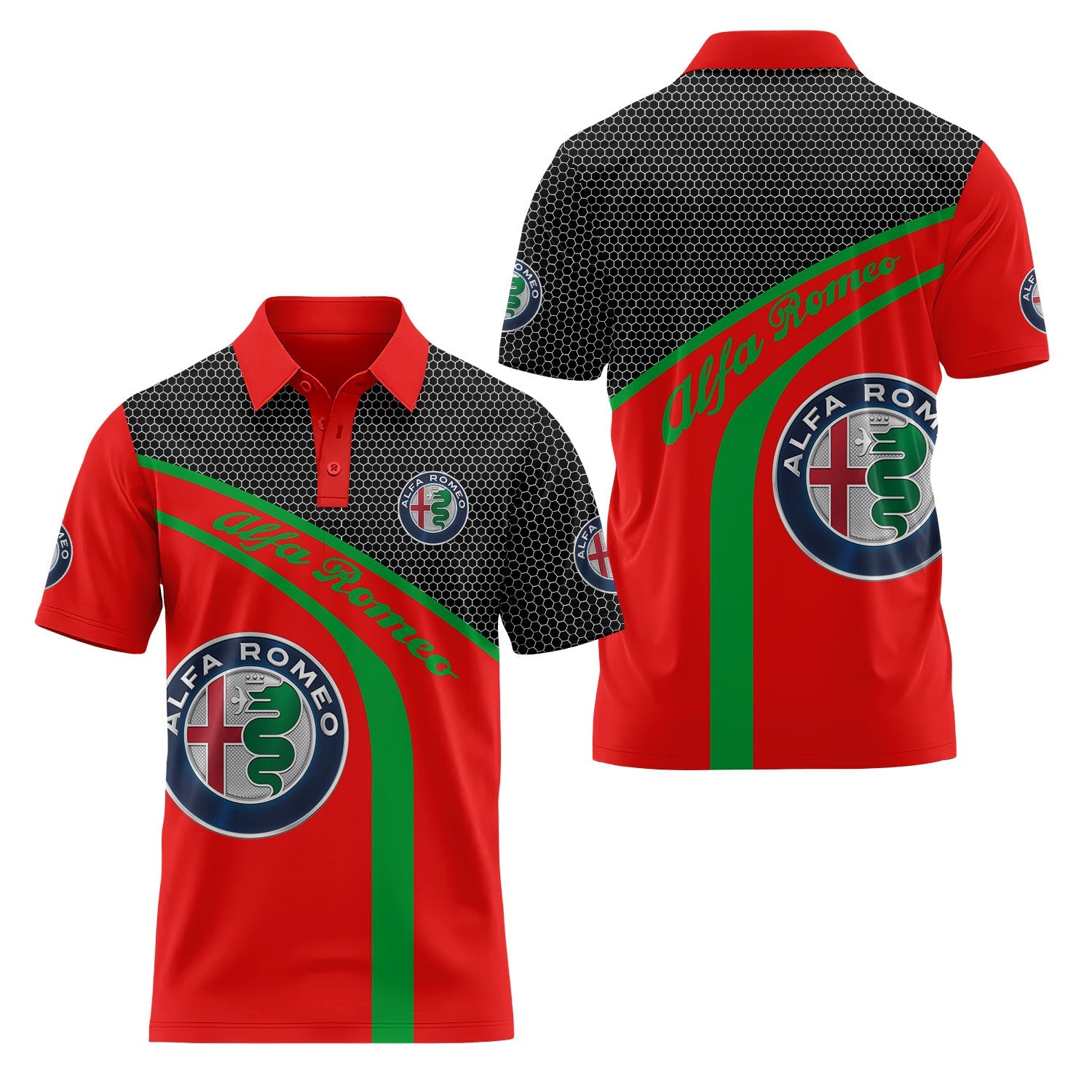 Alfa Romeo Short Sleeve Polo USPL635