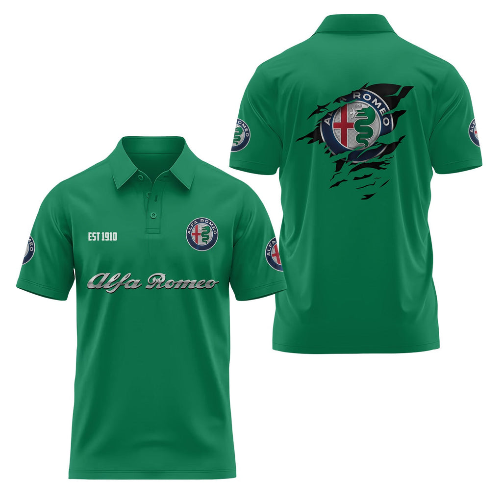 Alfa Romeo Short Sleeve Polo USPL625