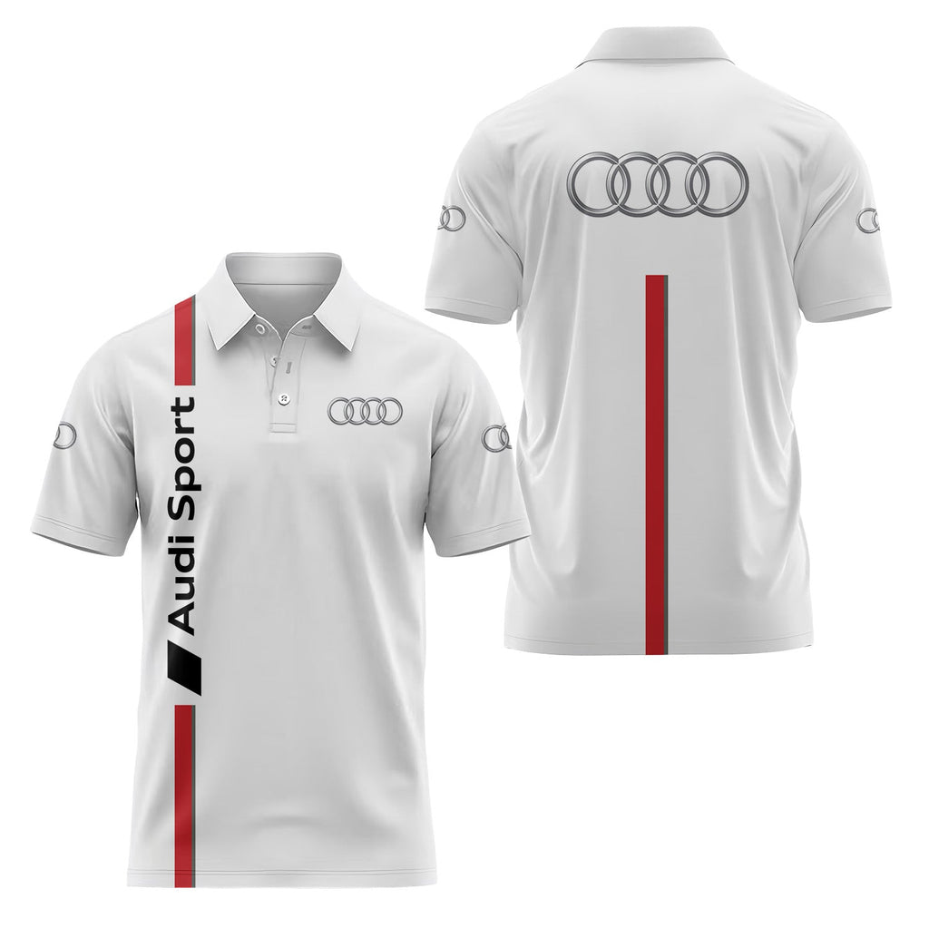 Audi Long Sleeve Polo USPL790