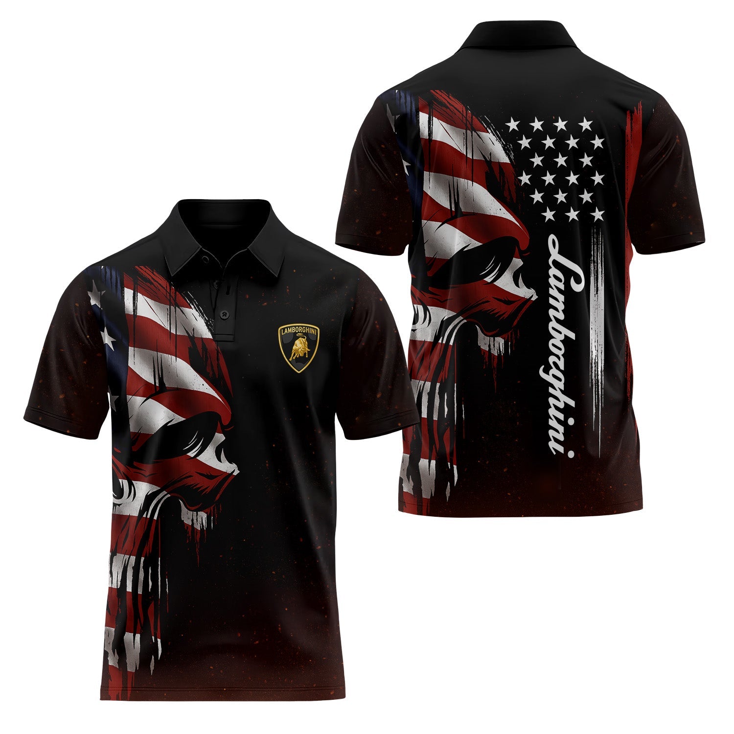 Lamborghini Short Sleeve Polo USPL701