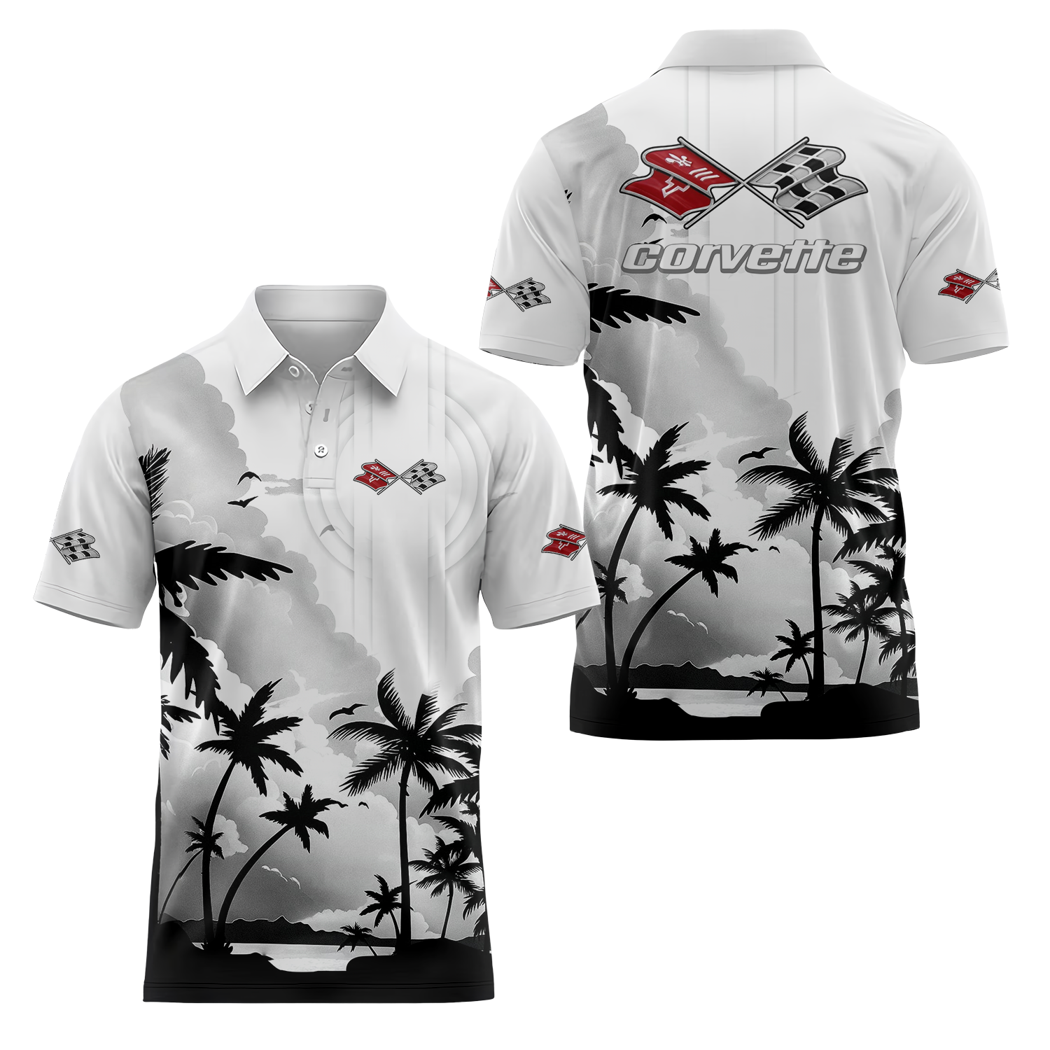 Corvette Short Sleeve Polo USPL355