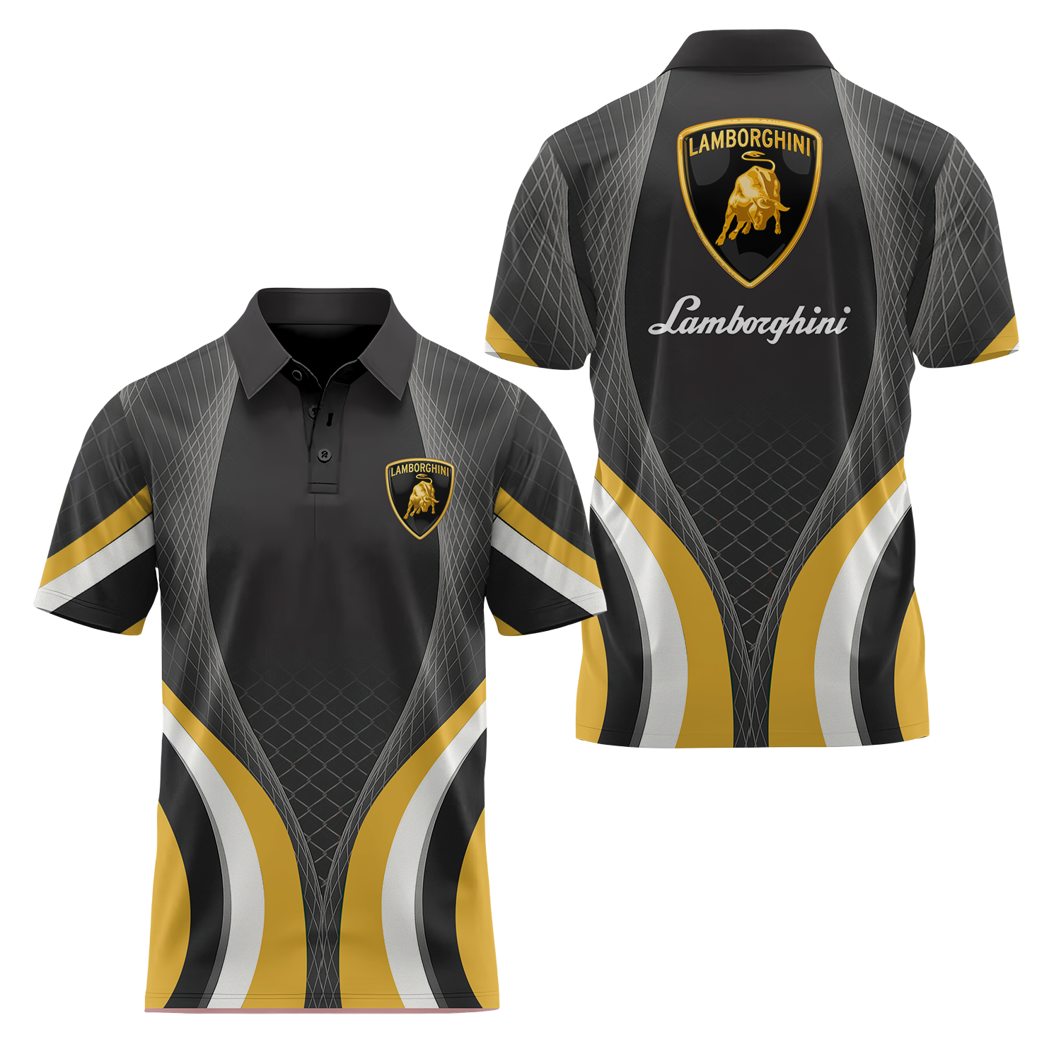 Lamborghini Short Sleeve Polo USPL683