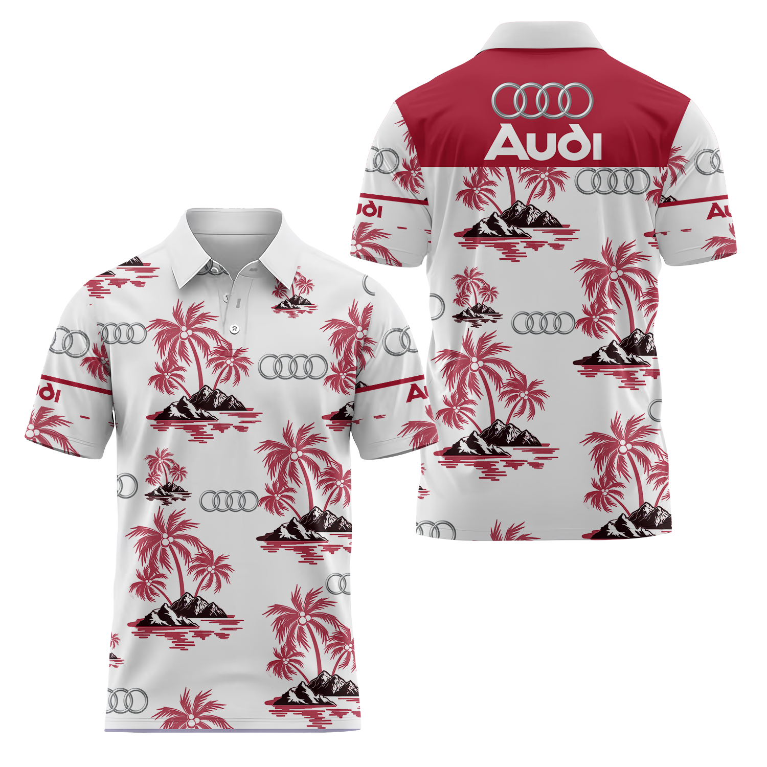 Audi Short Sleeve Polo USPL781