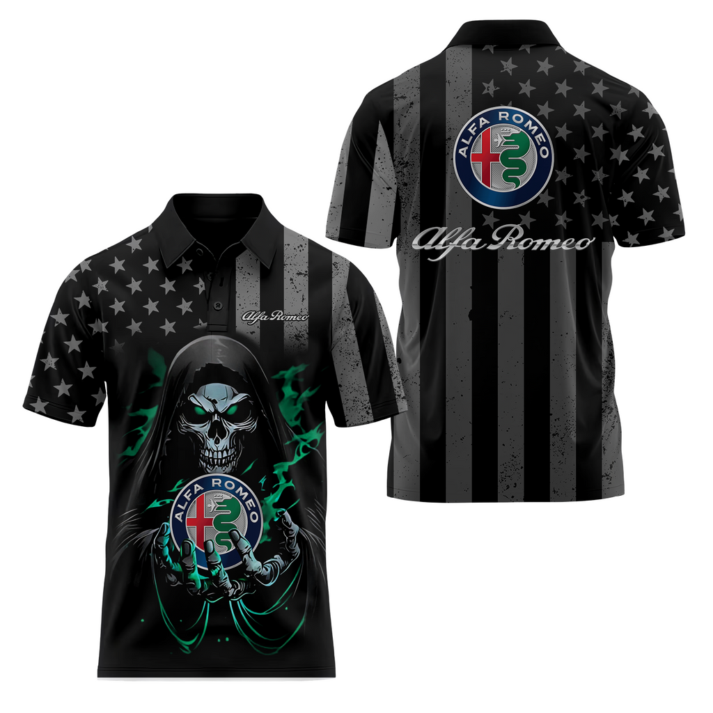 Alfa Romeo Short Sleeve Polo USPL616