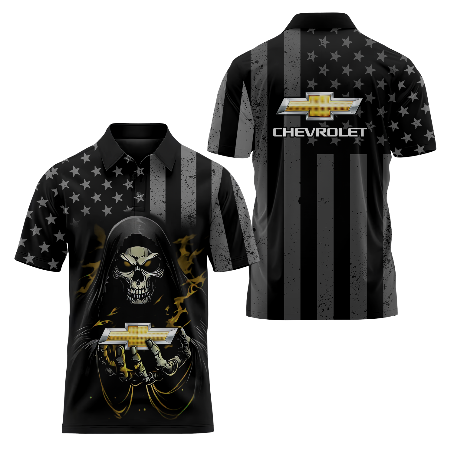 Chevrolet Short Sleeve Polo USPL1017