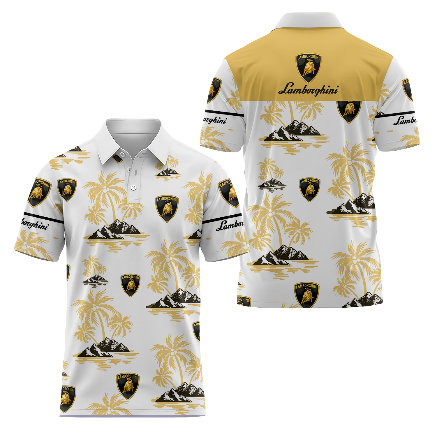 Lamborghini Short Sleeve Polo USPL675