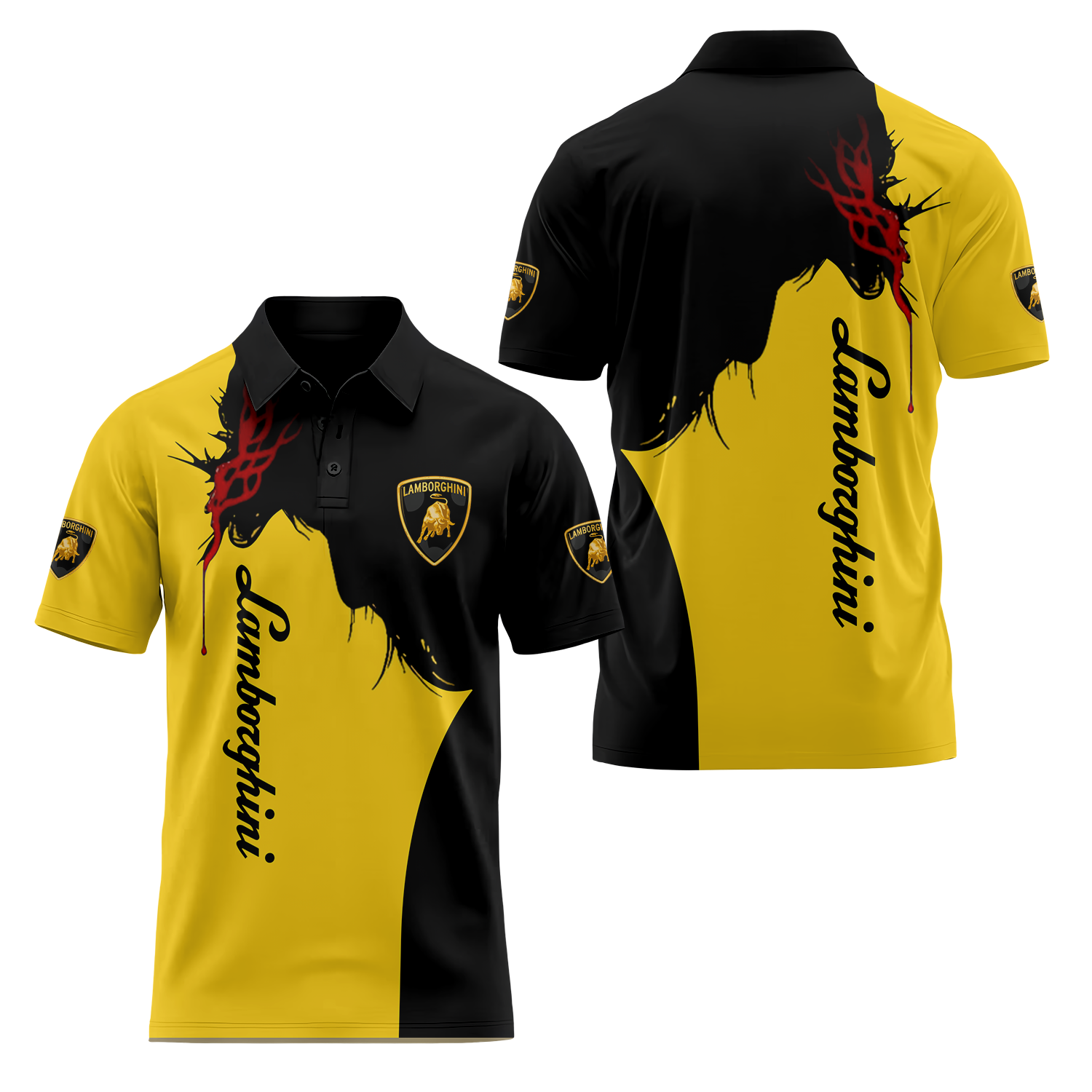 Lamborghini Short Sleeve Polo USPL677