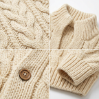 BOGO | Luxury Men’s Textured Stand-Collar Sweater