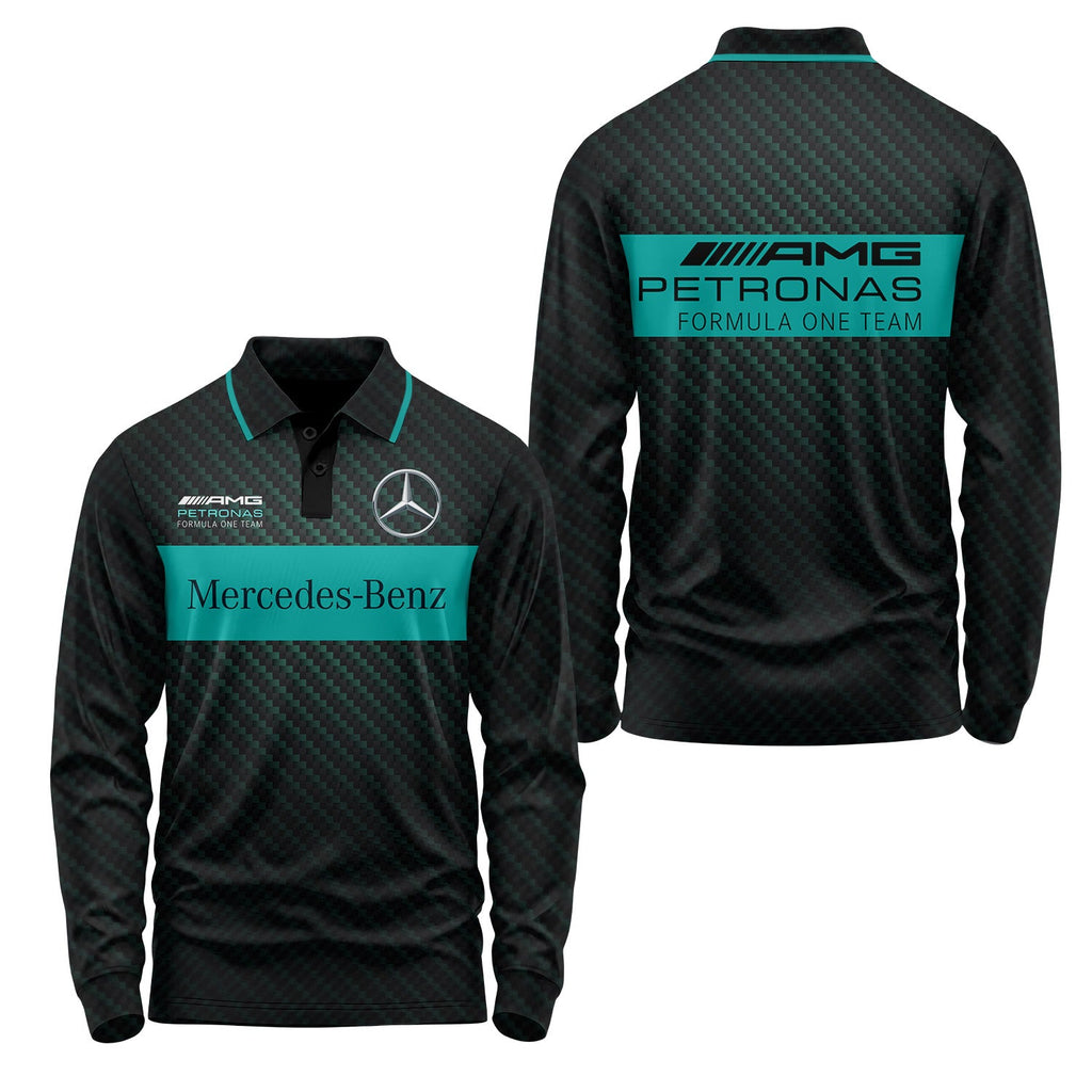 Mercedes Long Sleeve Polo USPL039