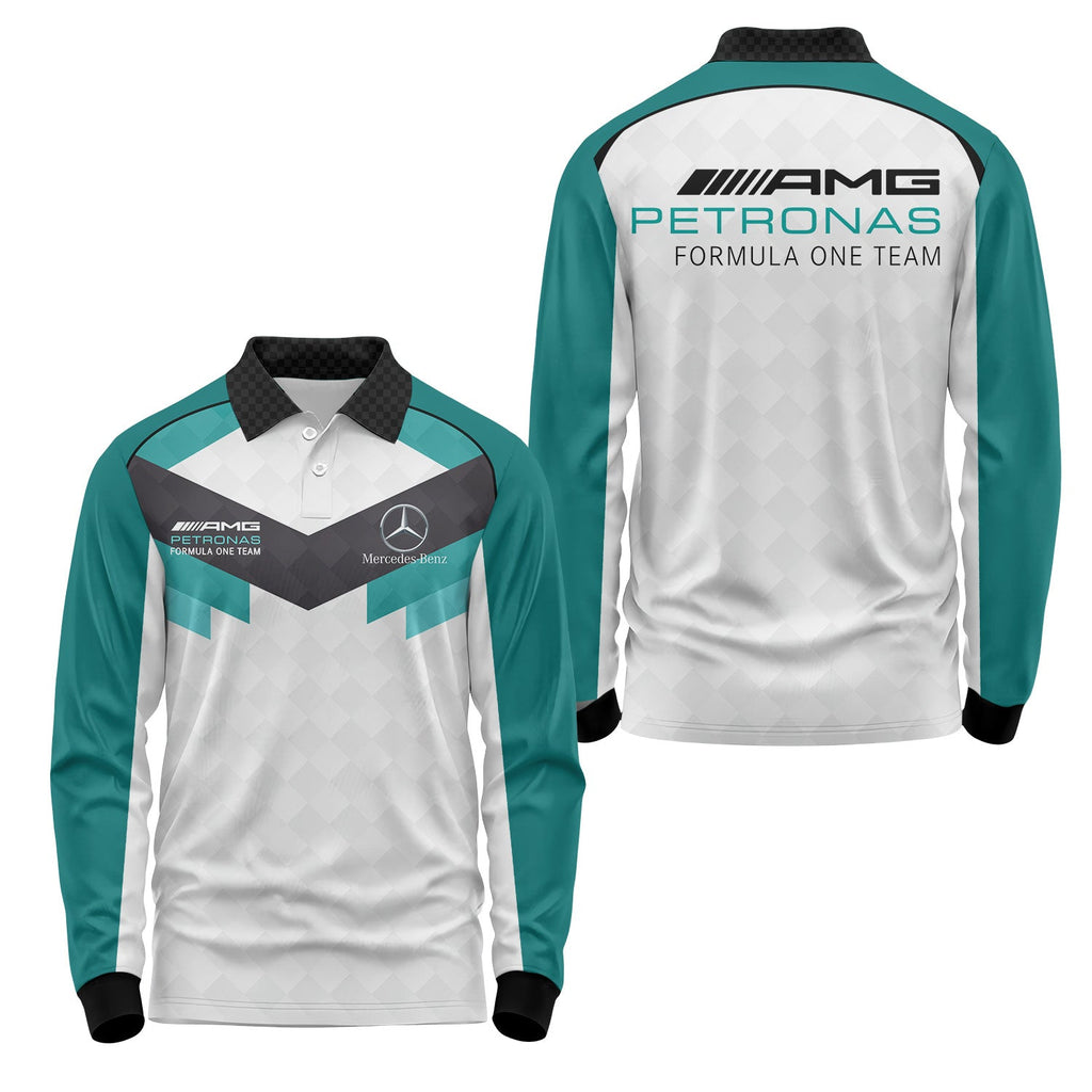 Mercedes Long Sleeve Polo USPL032