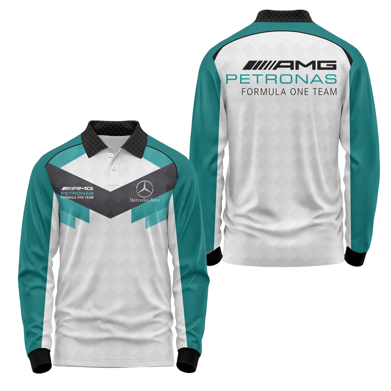Mercedes Long Sleeve Polo USPL032
