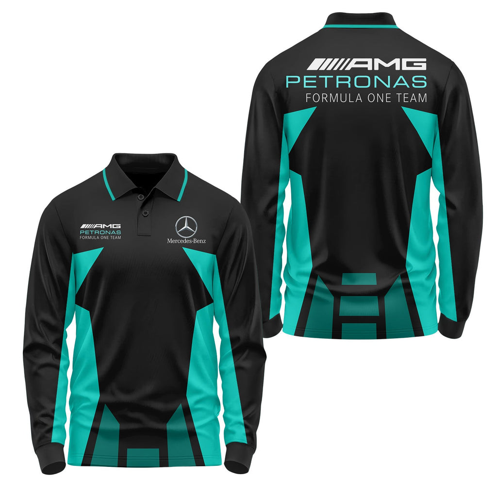 Mercedes Long Sleeve Polo USPL031