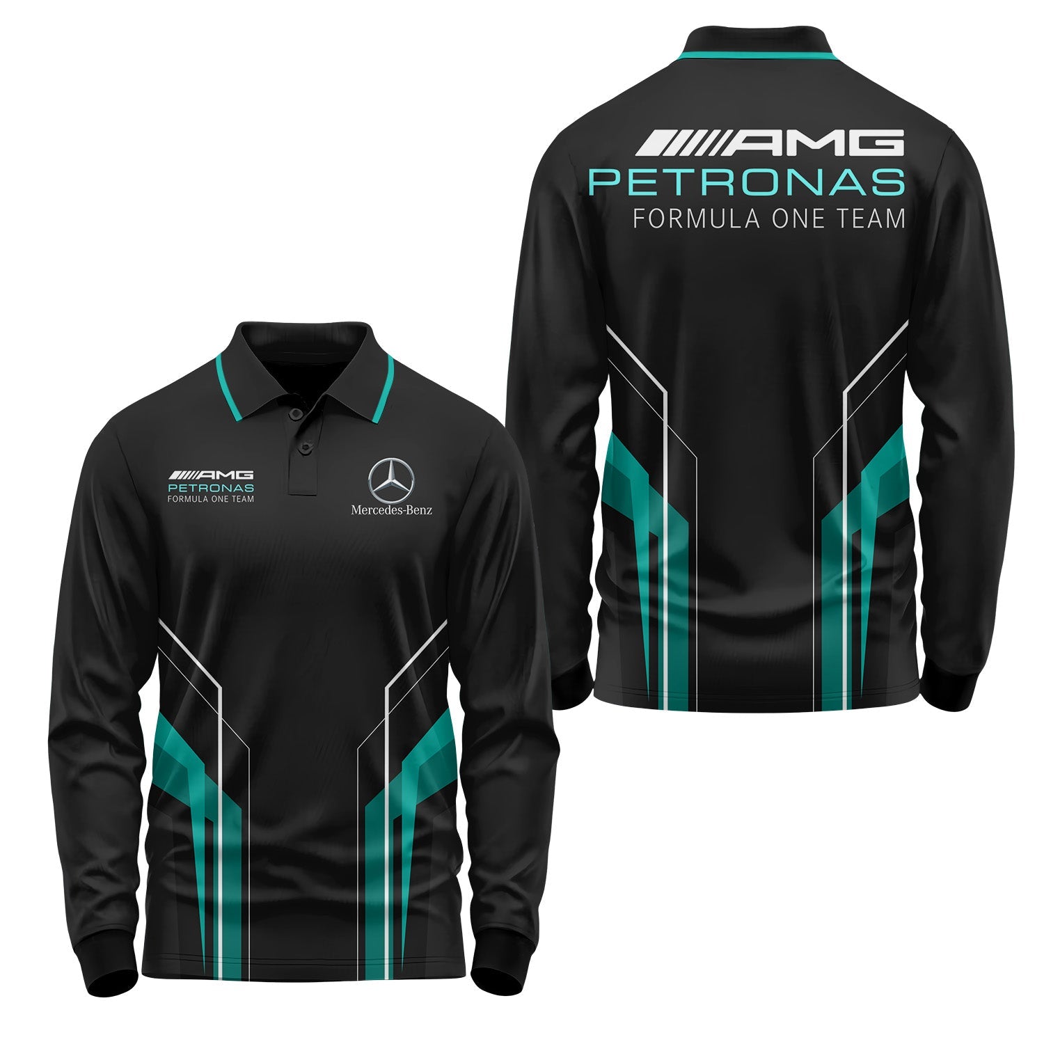 Mercedes Long Sleeve Polo USPL030