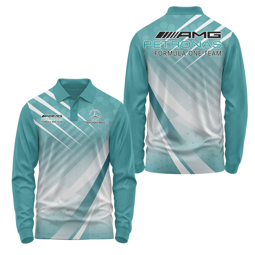 Mercedes Long Sleeve Polo USPL029