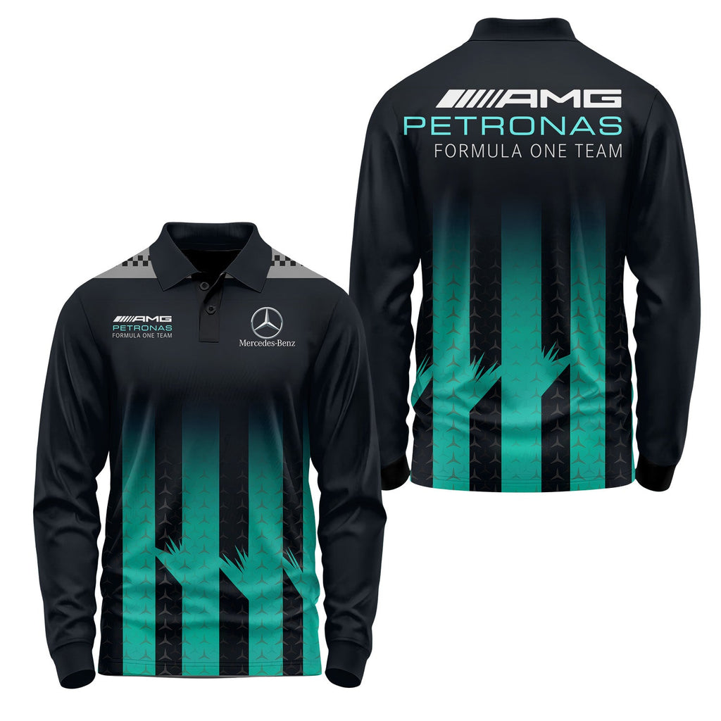 Mercedes Long Sleeve Polo USPL028