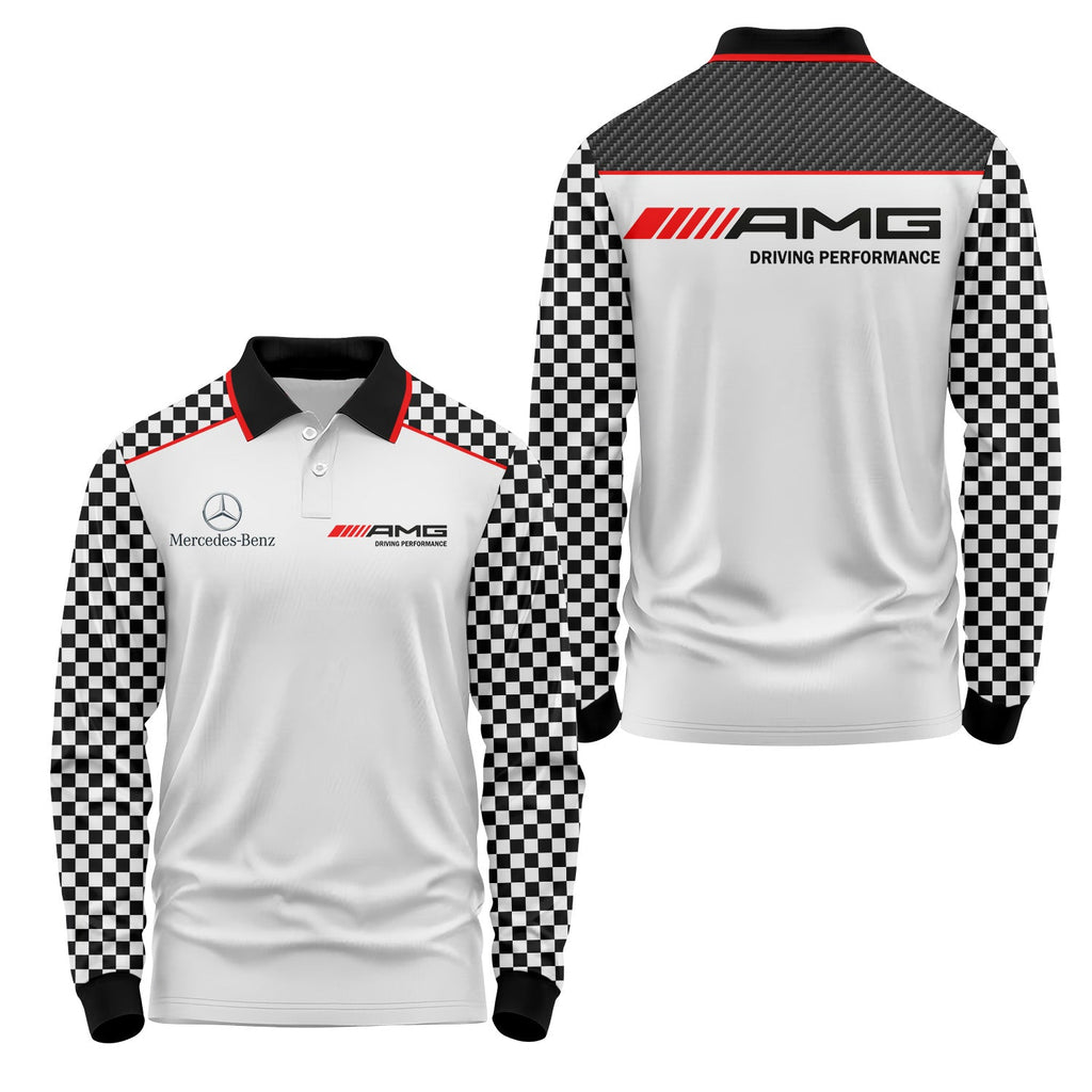 Mercedes Long Sleeve Polo USPL025