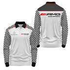 Mercedes Long Sleeve Polo USPL025