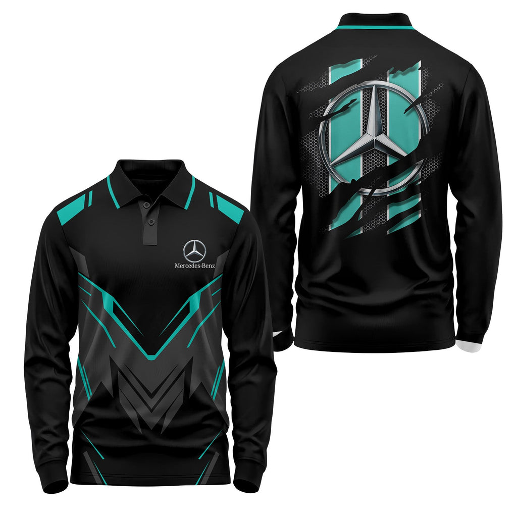 Mercedes Long Sleeve Polo USPL045