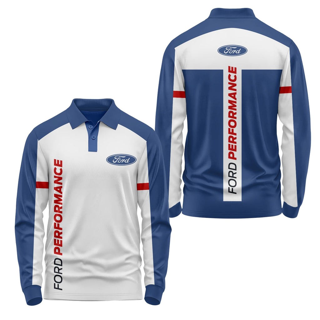 Ford Long Sleeve Polo USPL143