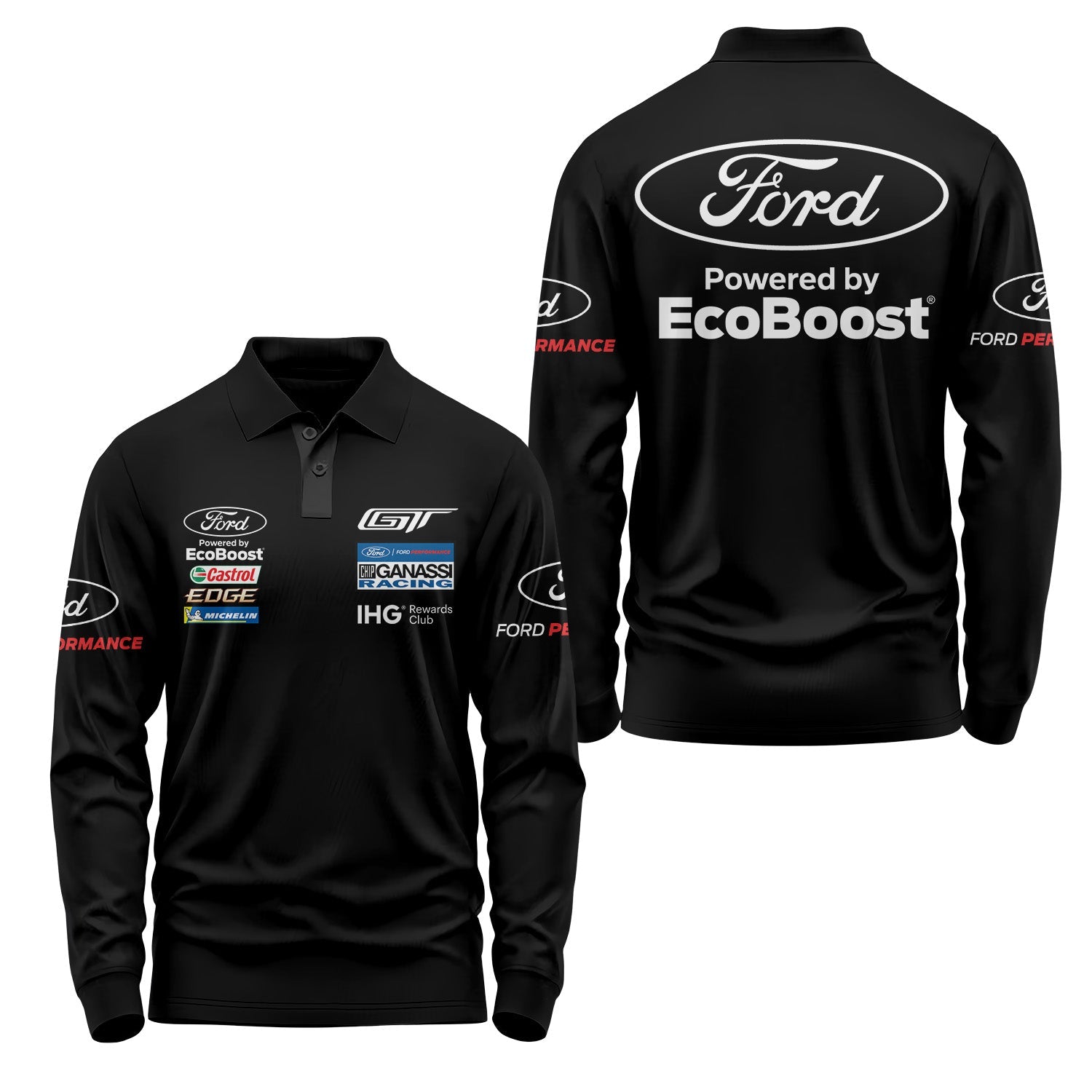 Ford Long Sleeve Polo USPL142