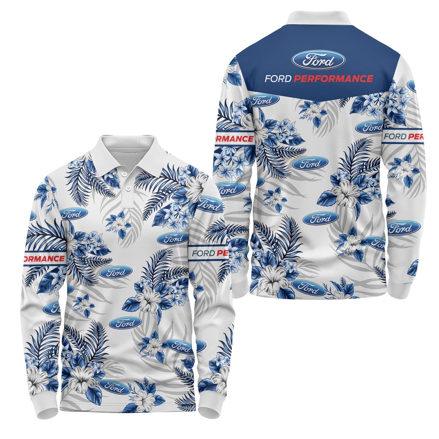 Ford Long Sleeve Polo USPL187