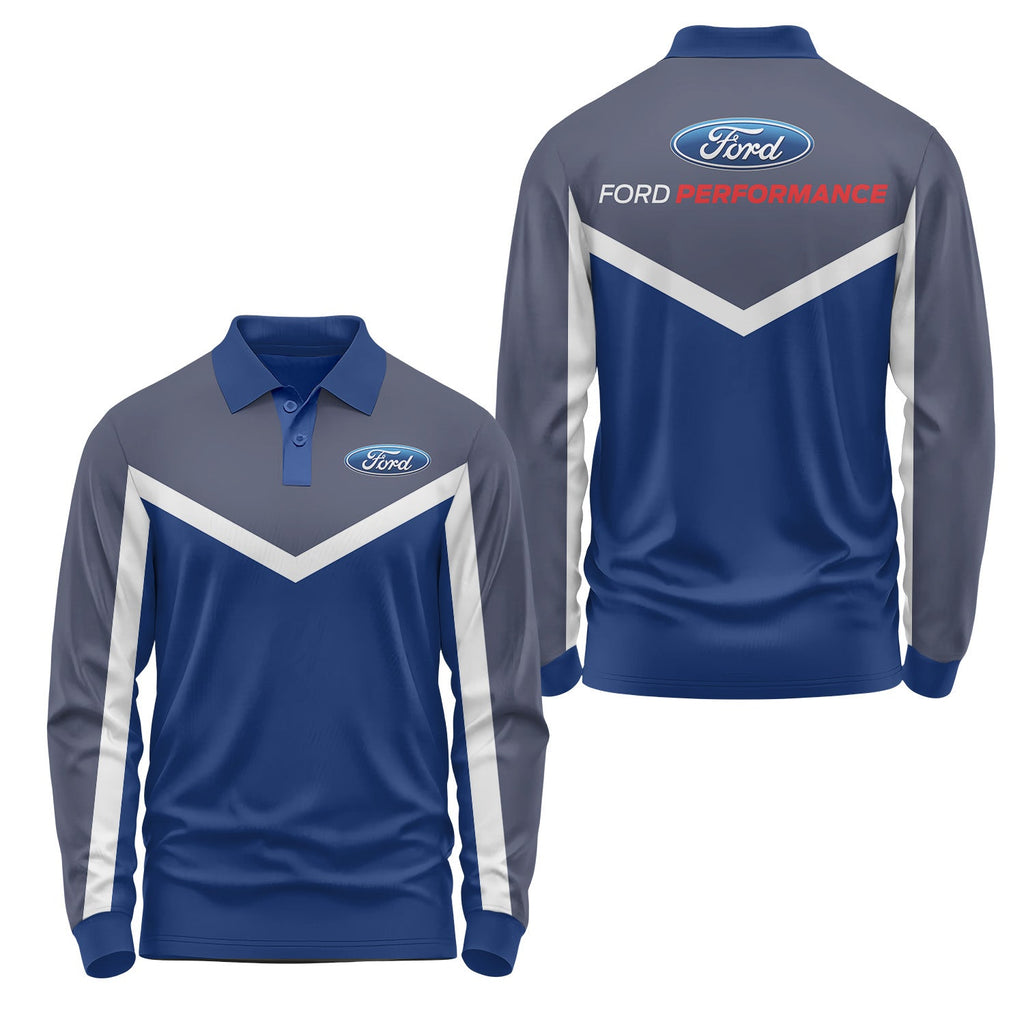 Ford Long Sleeve Polo USPL176