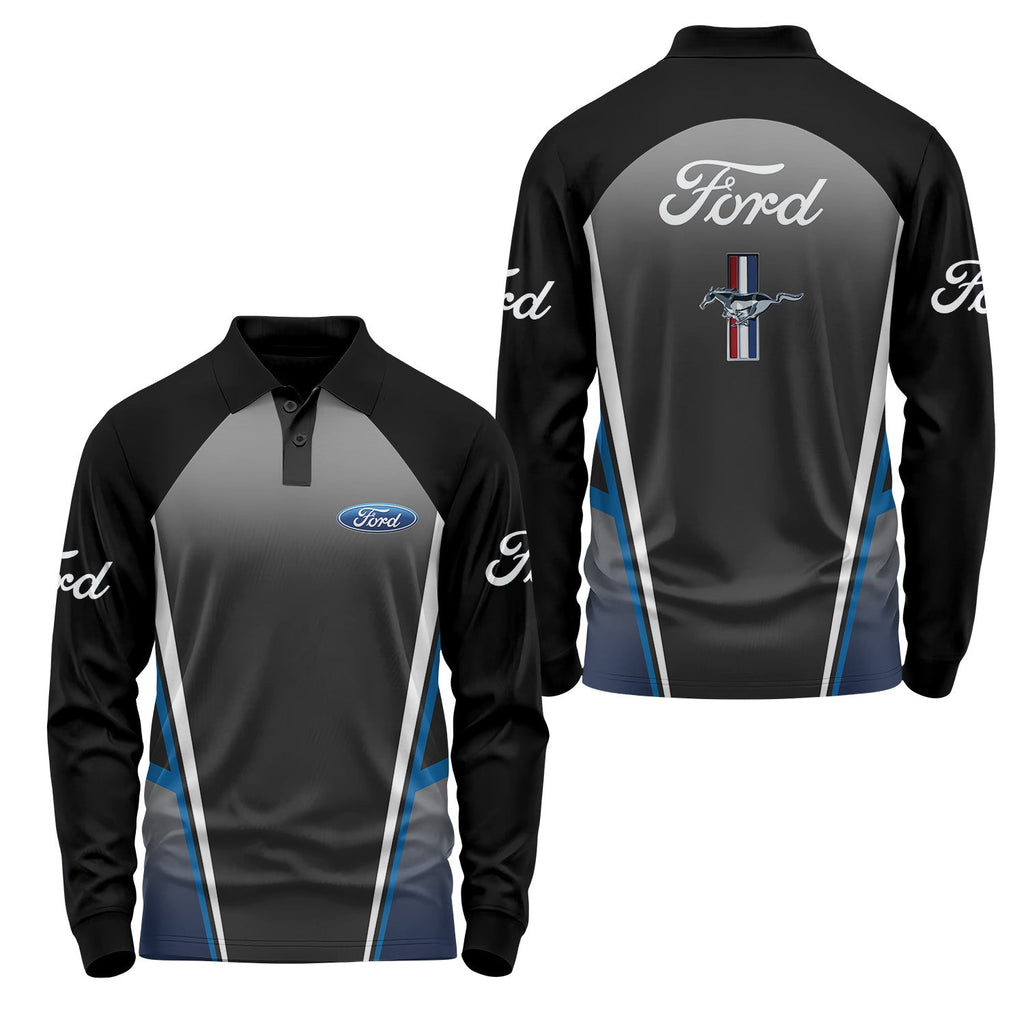 Ford Long Sleeve Polo USPL175