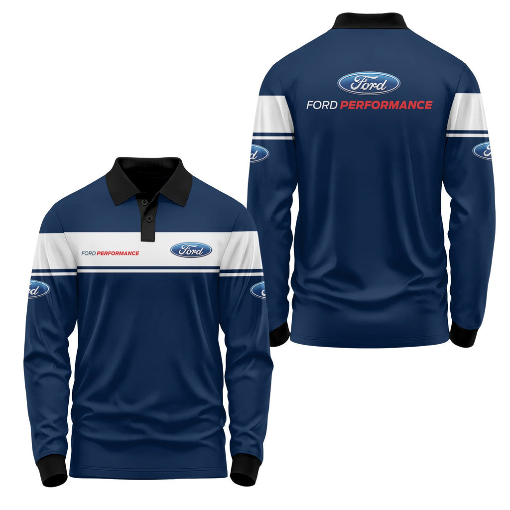 Ford Long Sleeve Polo USPL185