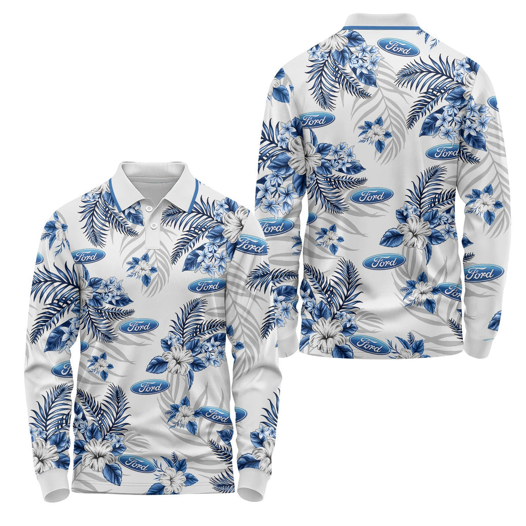 Ford Long Sleeve Polo USPL191