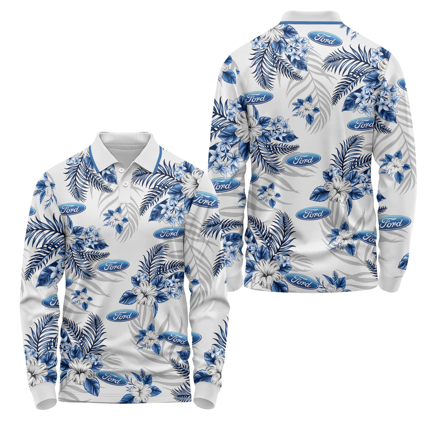 Ford Long Sleeve Polo USPL191