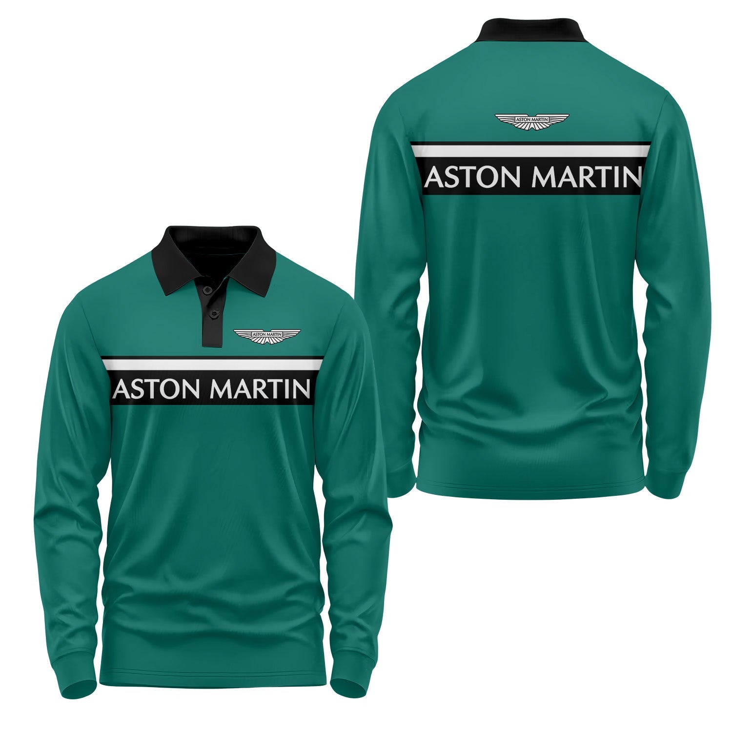 Aston Martin Long Sleeve Polo USPL305
