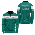 Aston Martin Long Sleeve Polo USPL308