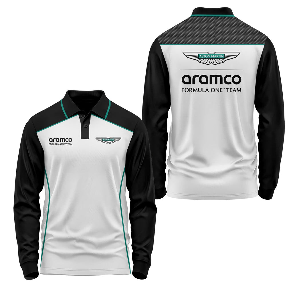 Aston Martin Long Sleeve Polo USPL311