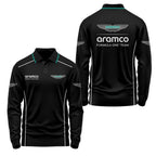 Aston Martin Long Sleeve Polo USPL315