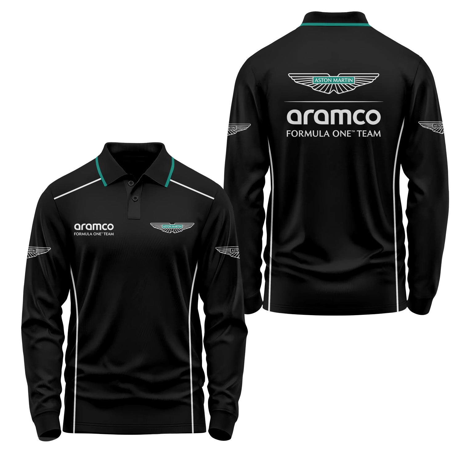 Aston Martin Long Sleeve Polo USPL315