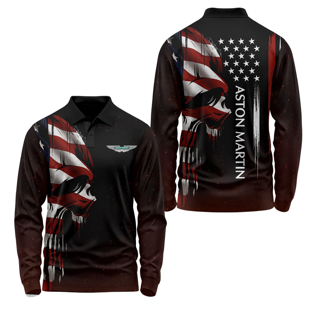 Aston Martin Long Sleeve Polo USPL317