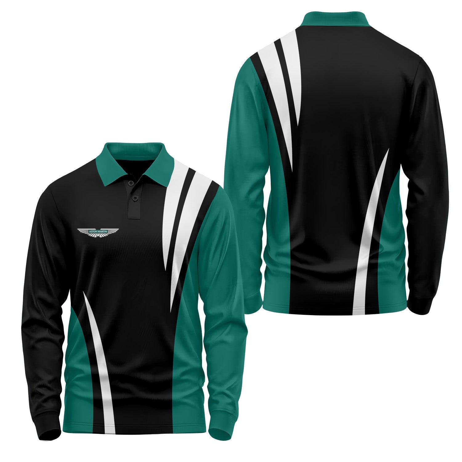 Aston Martin Long Sleeve Polo USPL333