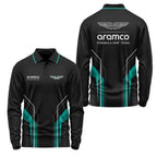 Aston Martin Long Sleeve Polo USPL330