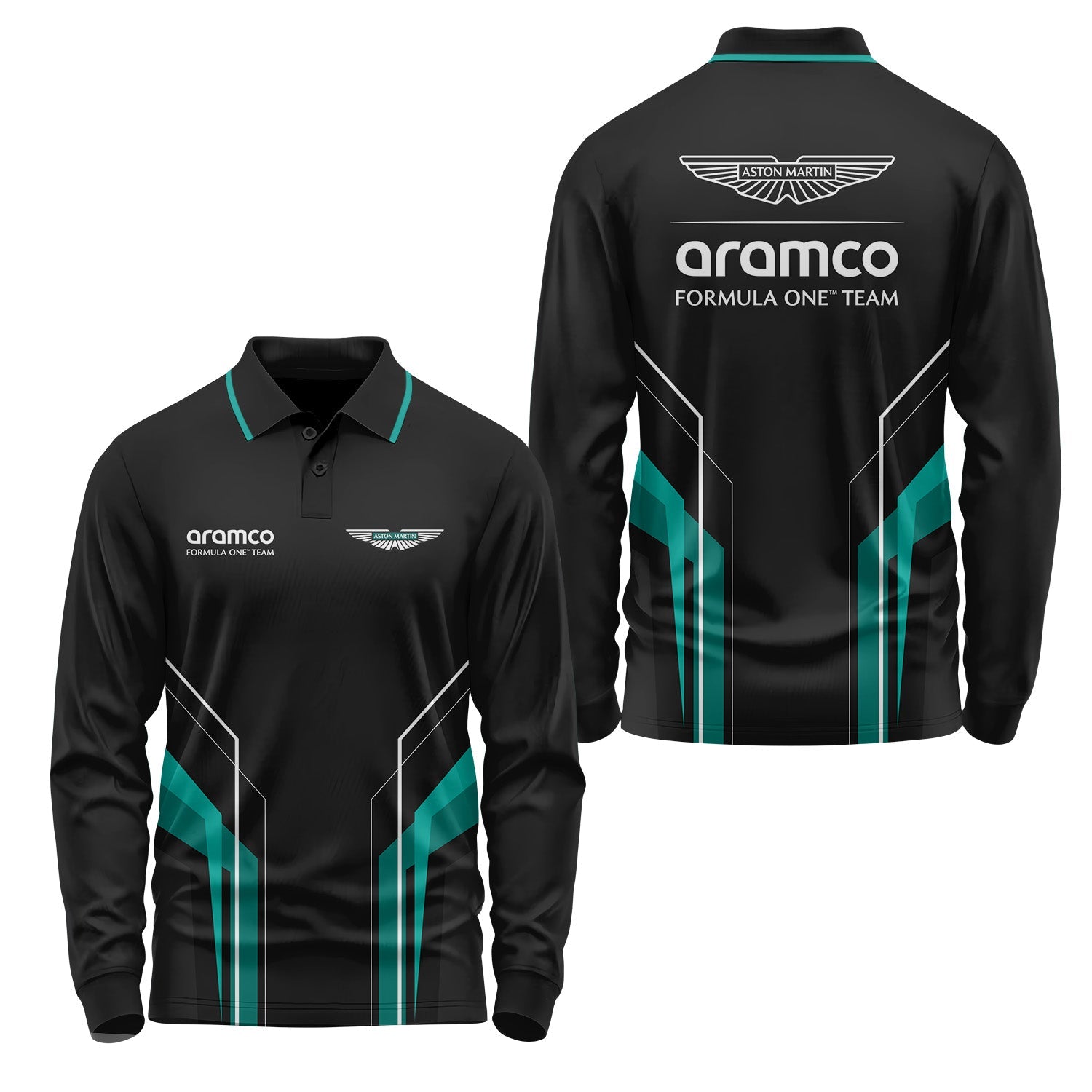 Aston Martin Long Sleeve Polo USPL330