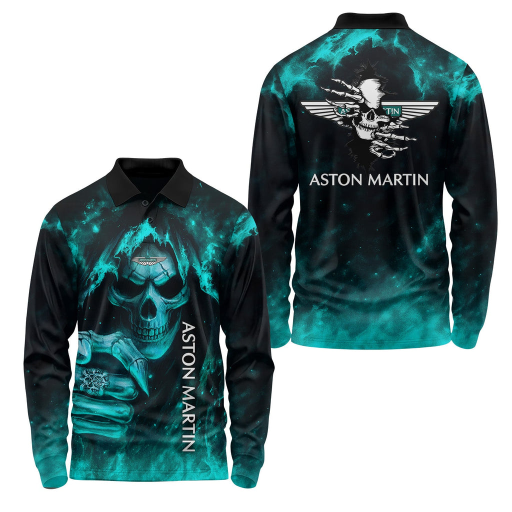 Aston Martin Long Sleeve Polo USPL326