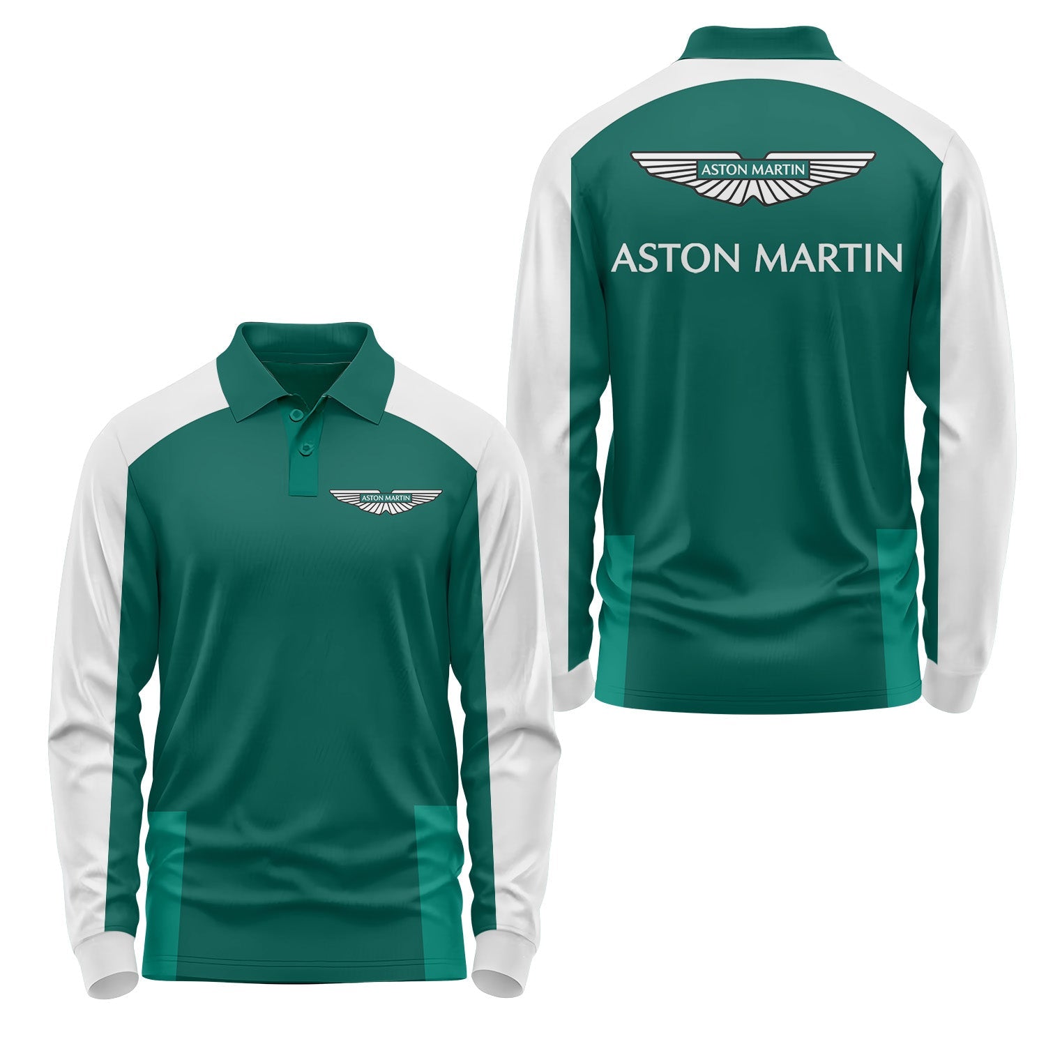 Aston Martin Long Sleeve Polo USPL344