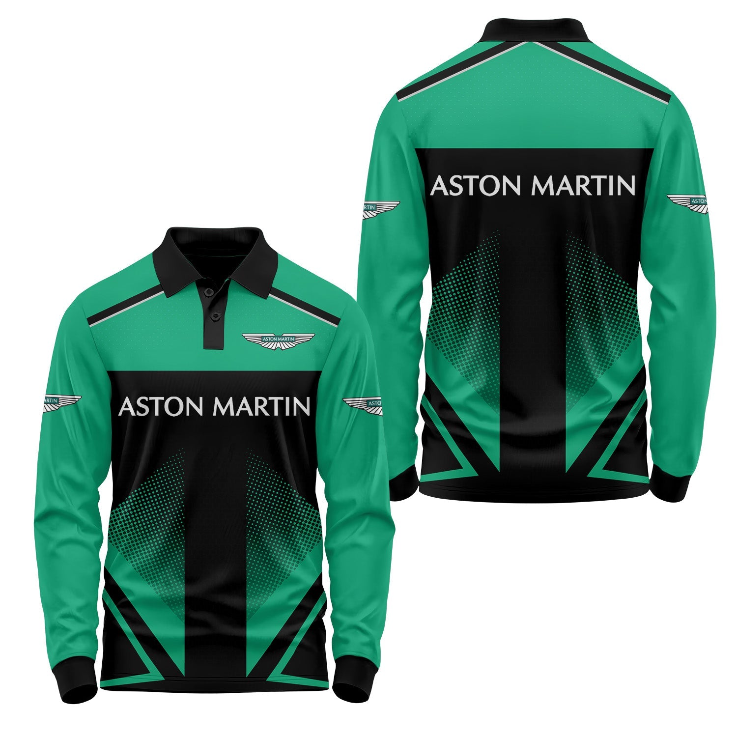 Aston Martin Long Sleeve Polo USPL350