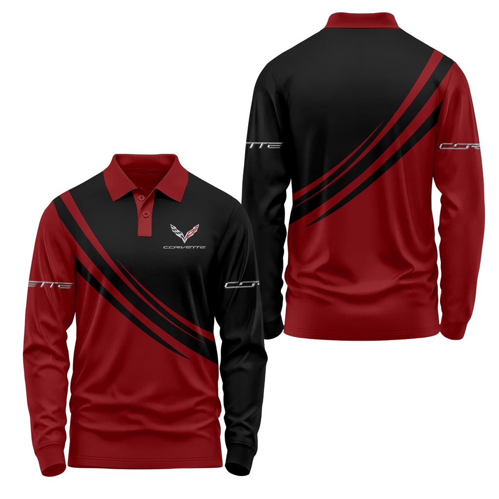 Corvette Long Sleeve Polo USPL354