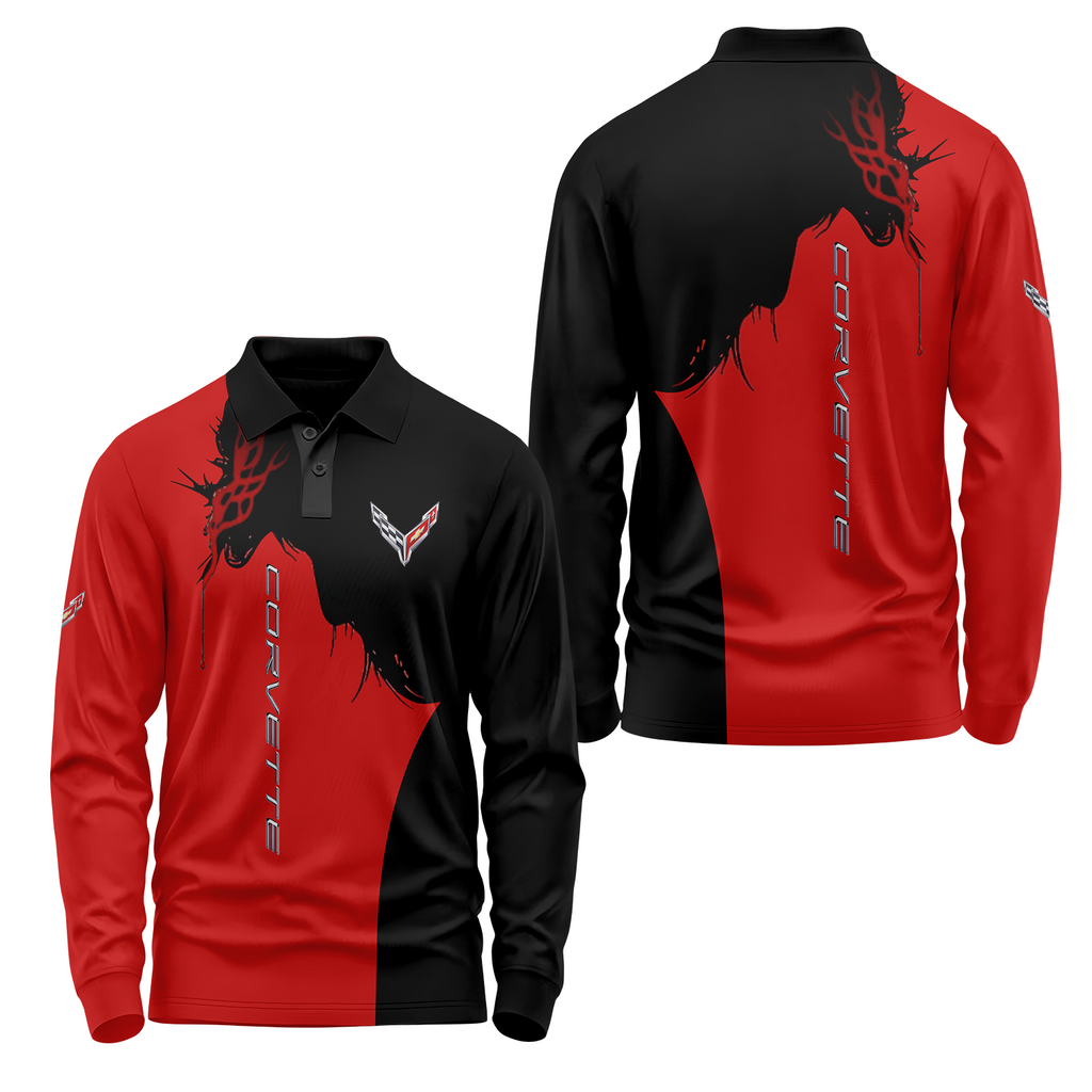 Corvette Long Sleeve Polo USPL353