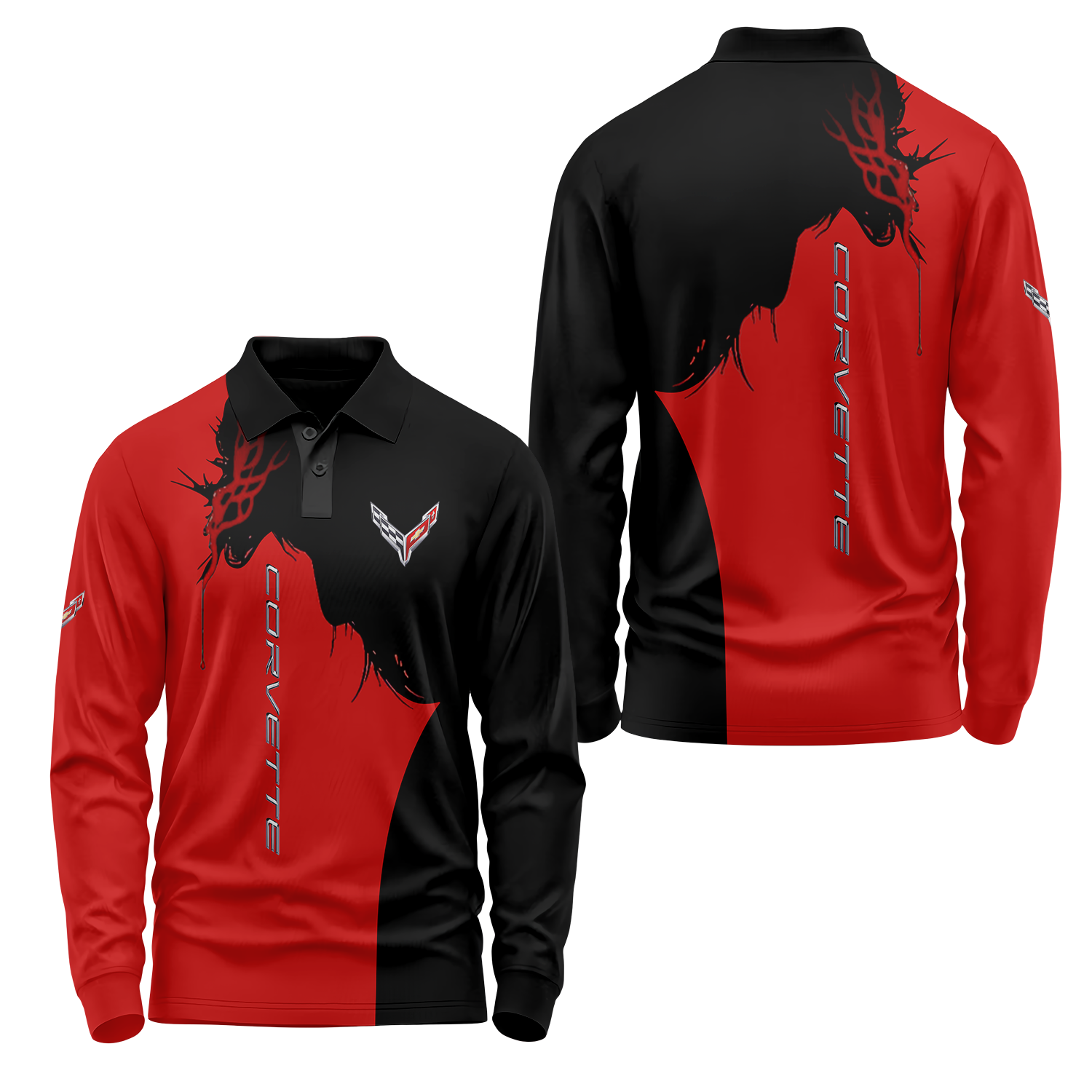 Corvette Long Sleeve Polo USPL353