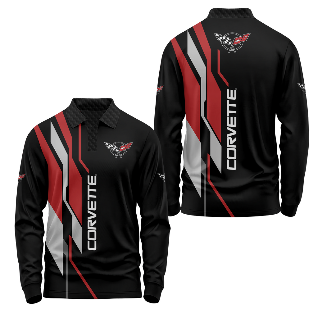 Corvette Long Sleeve Polo USPL363