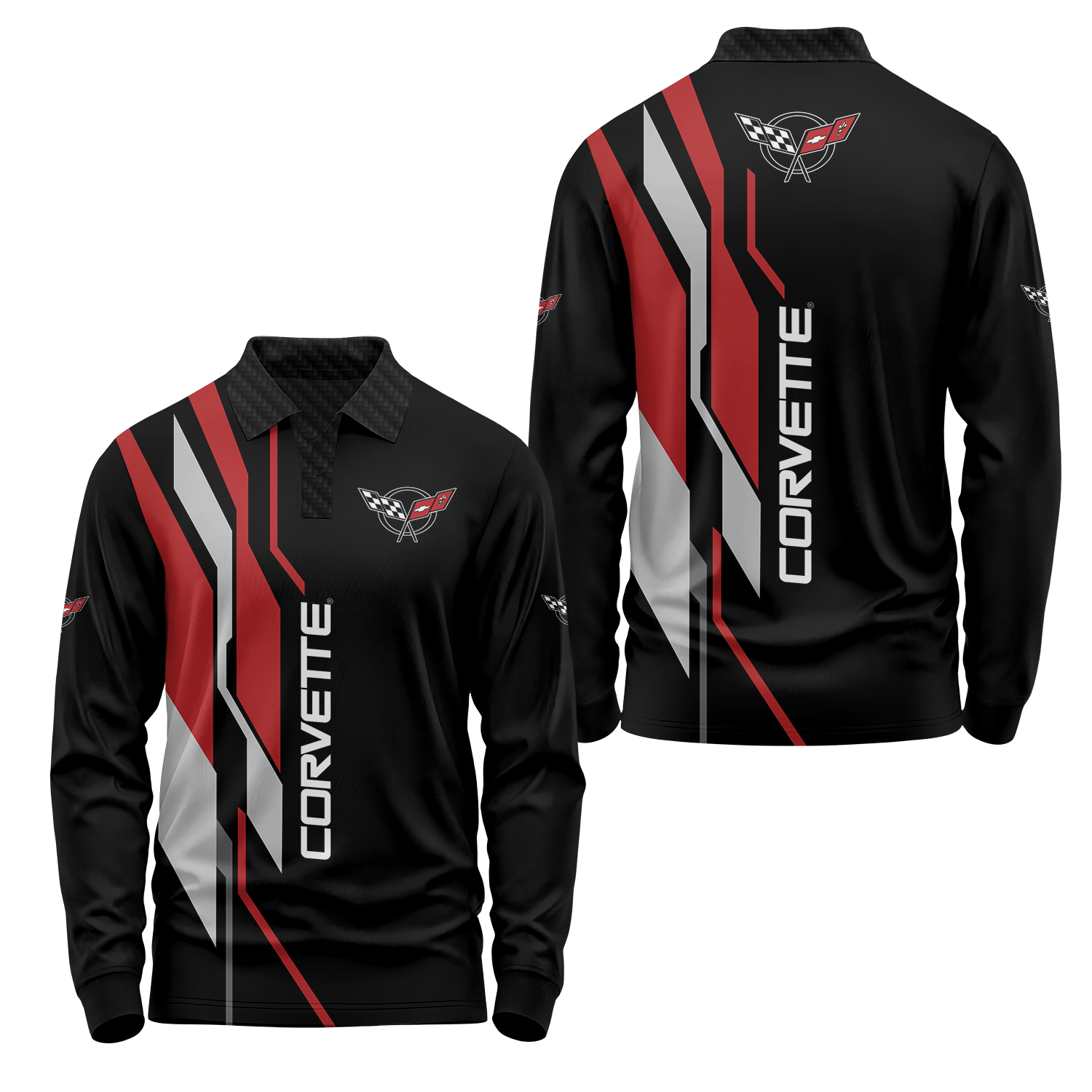 Corvette Long Sleeve Polo USPL363