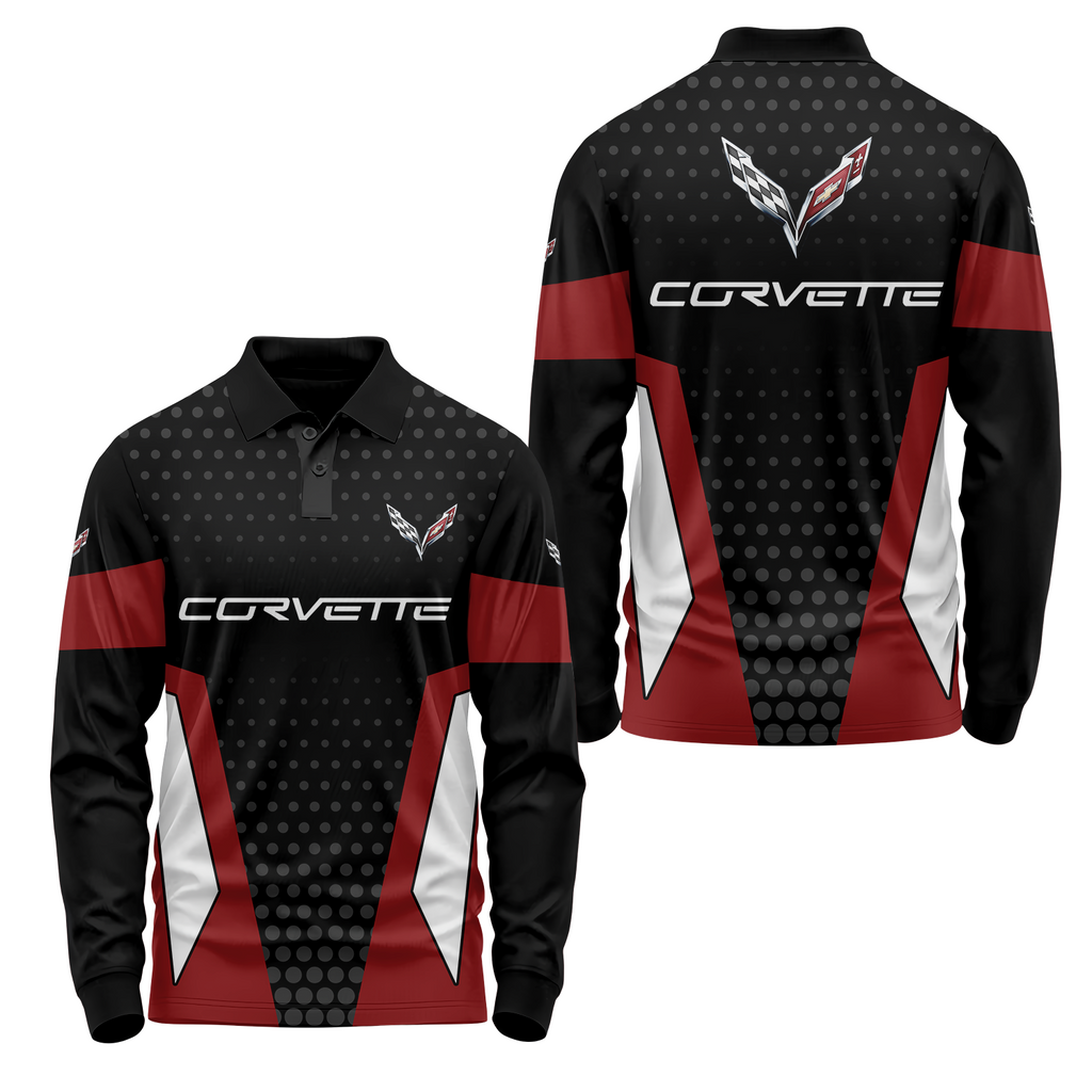 Corvette Long Sleeve Polo USPL367