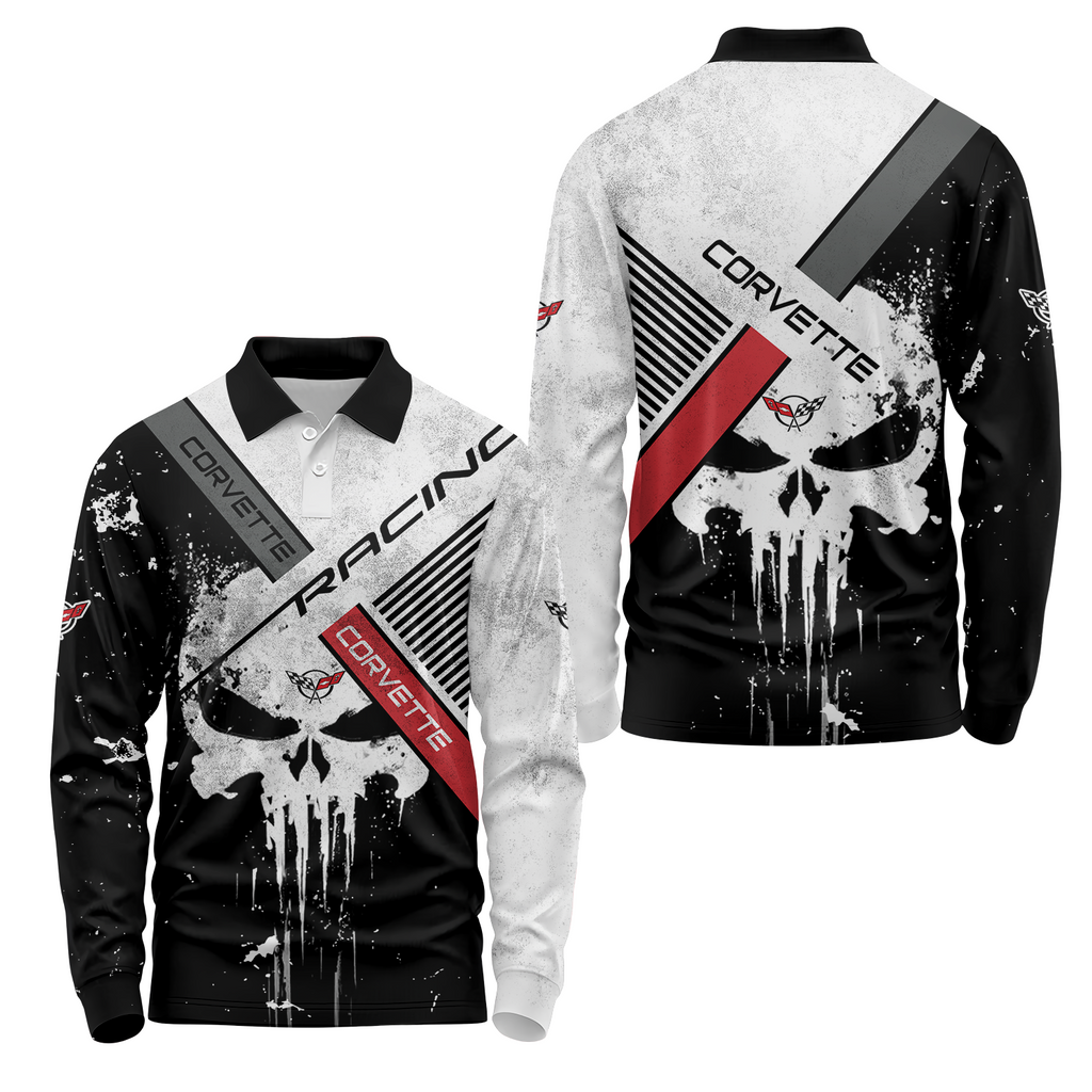 Corvette Long Sleeve Polo USPL372
